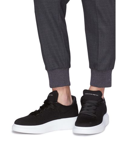 alexander mcqueen knit sneakers