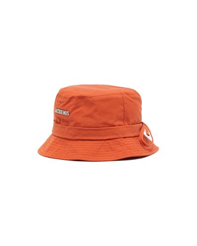 Jacquemus Le Bob Gadjo' Canvas Bucket Hat in Orange | Lyst