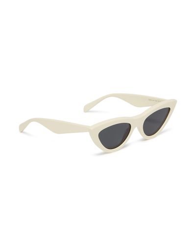 Celine Cat Eye Acetate Sunglasses in Ivory (White) | Lyst