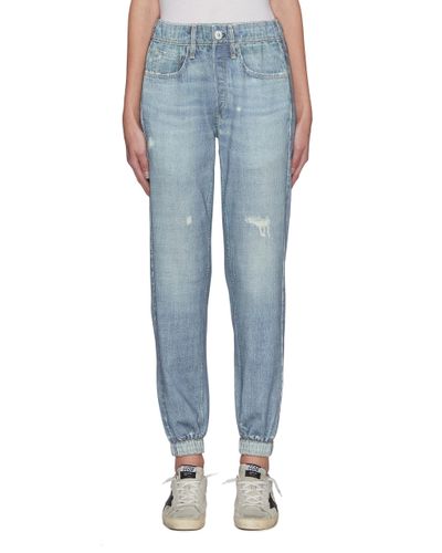 Rag & Bone Denim 'miramar' Sweatpants in Blue - Lyst