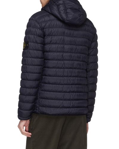 stone island packable down jacket