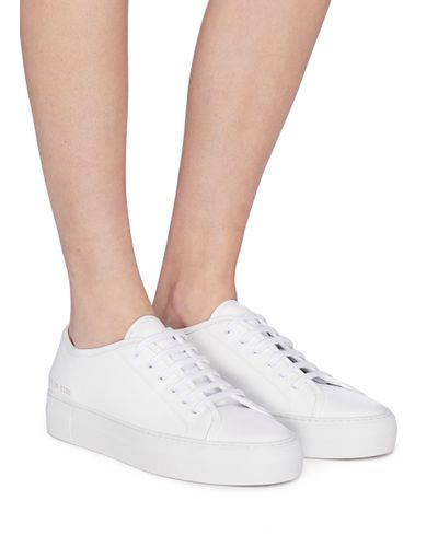 Common projects platform sneakers Clearance