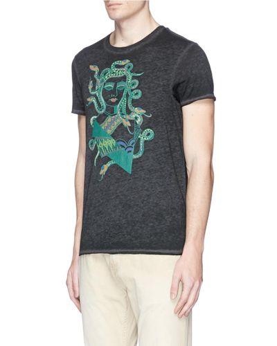 Burnout  Medusa Long T-Shirt Size M