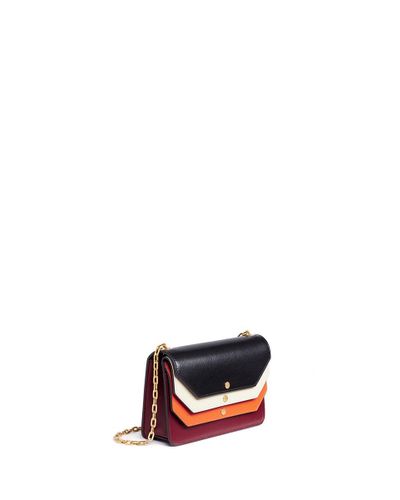 Mulberry 'multiflap Clutch' Leather Chain Bag - Lyst