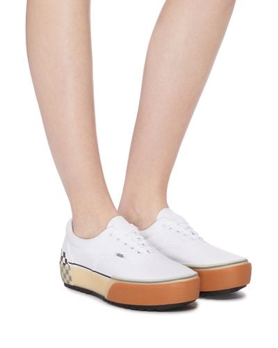 Vans Rubber Era Stacked Sneakers in White | Lyst افضل نظارة قراءة