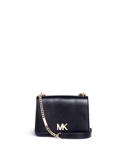 michael kors mott large leather shoulder bag