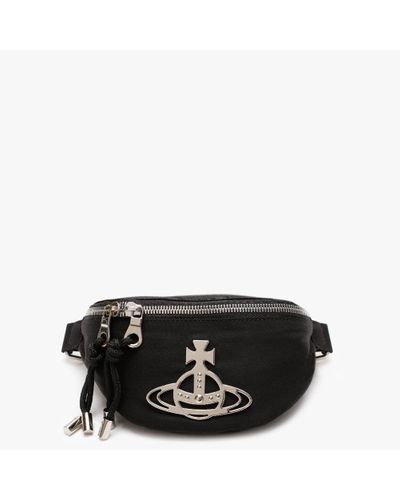 Vivienne Westwood Synthetic Hilary Nylon Mini Bumbag in Black | Lyst