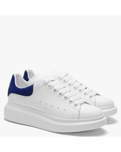 white and blue alexander mcqueen's