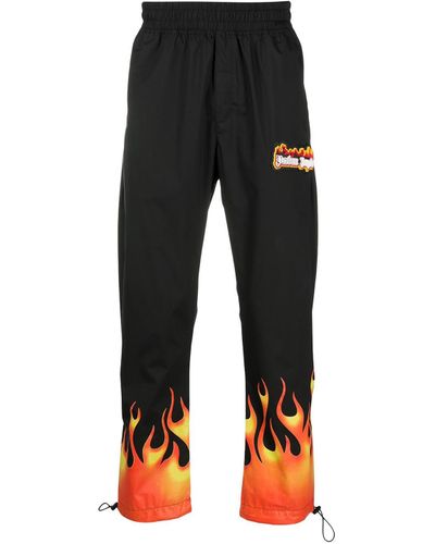 Pantaloni Fiamme da Uomo di Palm Angels in Nero | Lyst