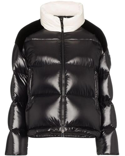 moncler coat with white writing