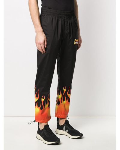 Pantaloni Fiamme da Uomo di Palm Angels in Nero | Lyst