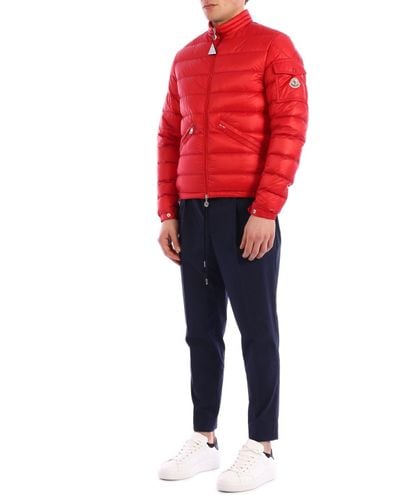 bomber moncler rosso