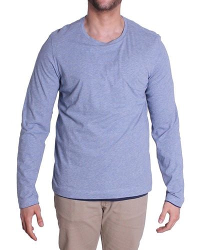 men's double layer long sleeve shirt