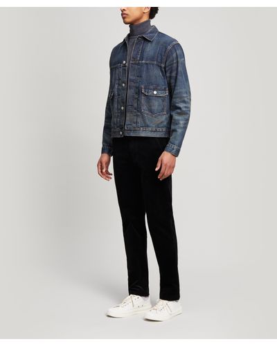 rrl denim trucker jacket
