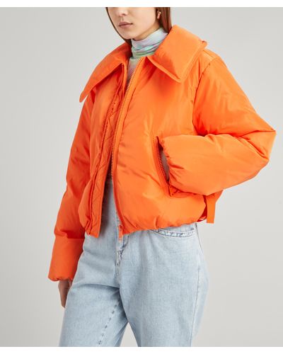 ganni printed tech jacket