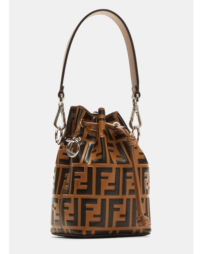 fendi mini bucket bag monogram