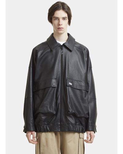 martine rose leather jacket