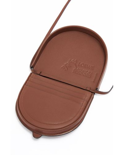 small heel pouch in soft calfskin