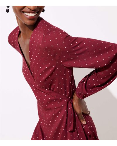loft wrap dress