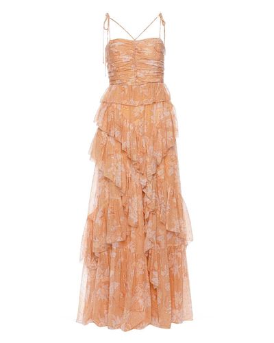 ulla johnson narcissa ruffle gown