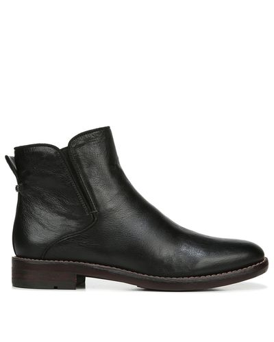 Franco Sarto Leather Marcus Bootie in Black - Lyst