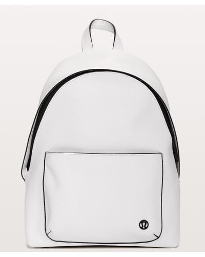 lululemon backpack white