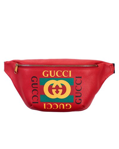Red Gucci Fanny Pack With Writing Top Sellers - deportesinc.com 1688430742