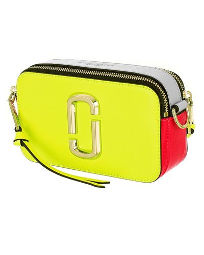 Marc Jacobs Neon Yellow Snapshot Bag | Lyst