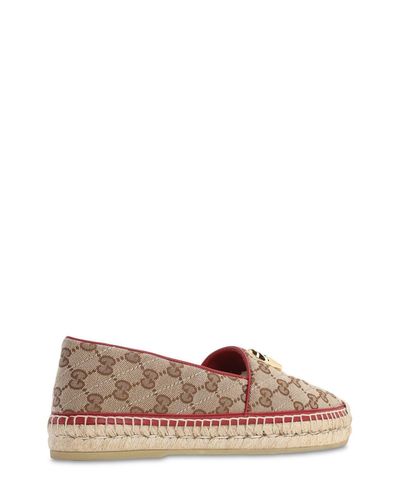 gucci matelasse canvas espadrille