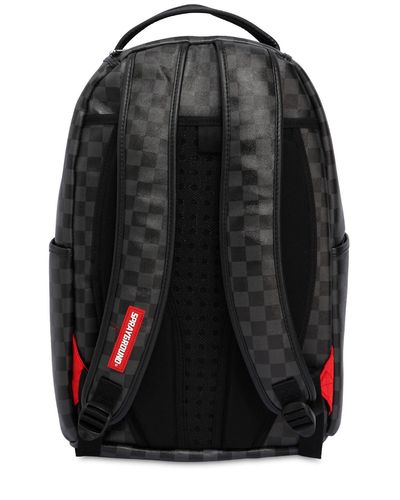 checkered shark backpack