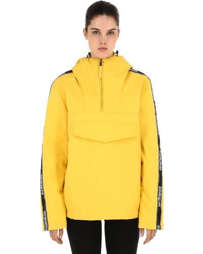 yellow napapijri jacket