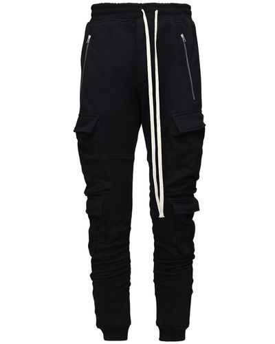 Represent Lvr Exclusive Cotton Military Sweatpants in Black for Men - Lyst