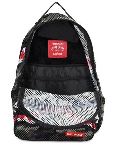 sprayground mesh backpack