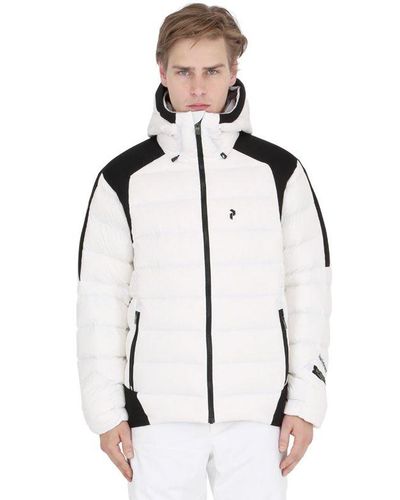 Peak Performance Bagnes Ski Jacket in White/Black (White) for Men - Lyst