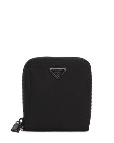 prada small nylon wallet