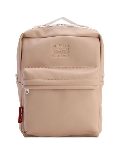 Levi's The L Pack Baby Faux Leather Backpack in Light Pink (Natural) - Lyst