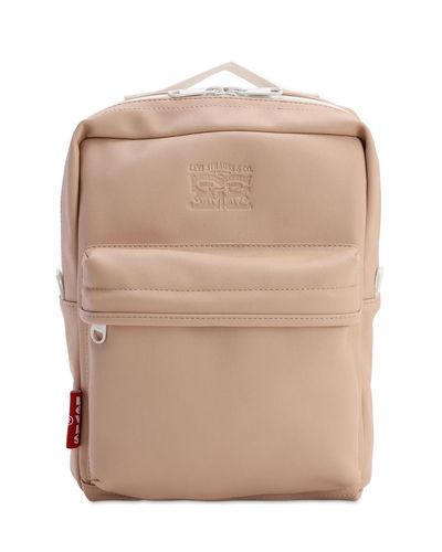 levis leather backpack