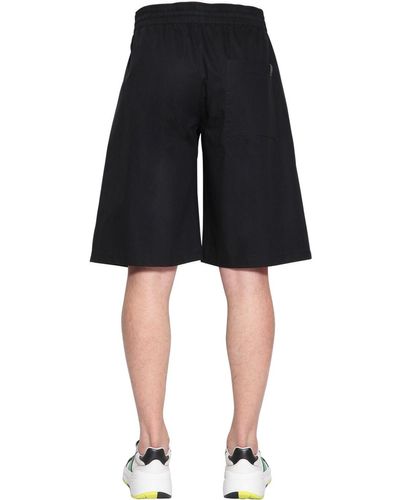 Bottega Veneta Waterproof Cotton Poplin Shorts in Black for Men - Lyst