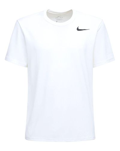 Nike Superset Training Top in White for Men - Lyst