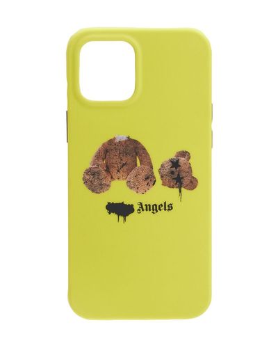 Palm Angels Cover iphone 12 pro max con stampa - Giallo