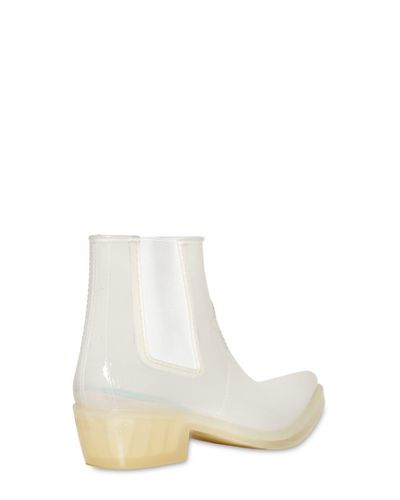 calvin klein rubber boot