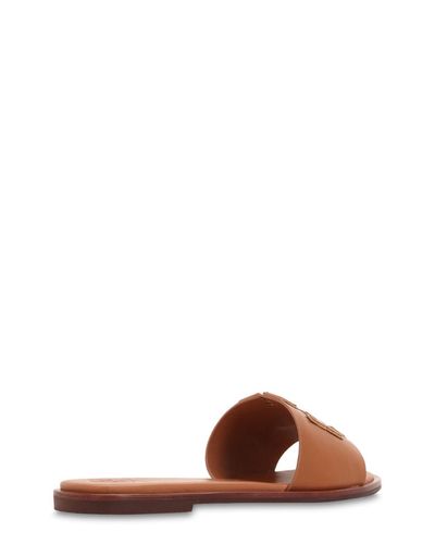 tory burch ines slide tan