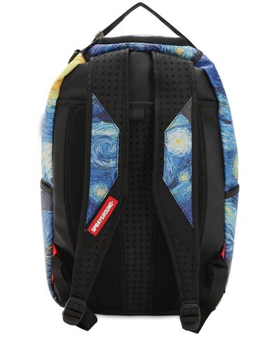 Sprayground Van Gogh Shark Backpack in Blue for Men | Lyst