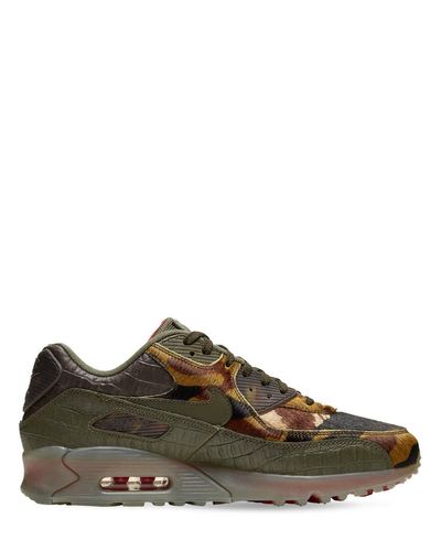 Nike Leather Air Max 90 Safari Sneakers for Men | Lyst