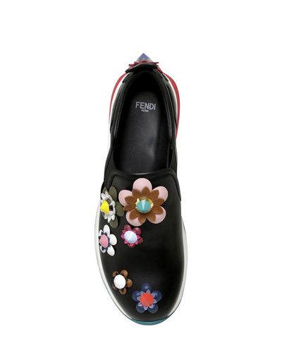 fendi floral sneakers