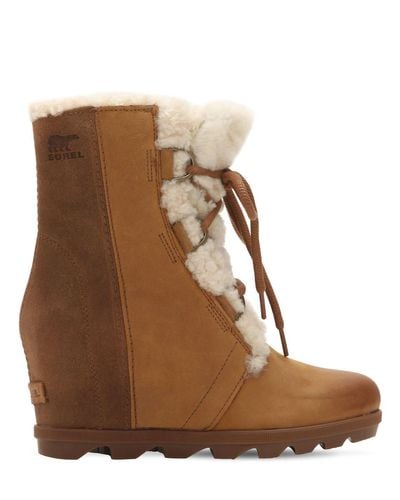 sorel joan of arctic wedge ii shearling