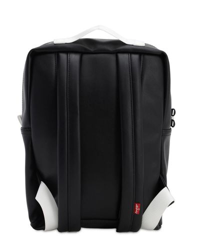 levis leather backpack