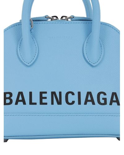 balenciaga ville xxs blue