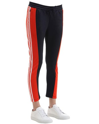 Adidas Originals Osaka Archive Track Pants In Navy Orange Blue Lyst Adidas Originals Osaka Archive Track Pants In Navy Orange Blue Lyst