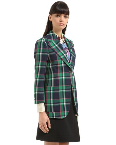gucci plaid jacket
